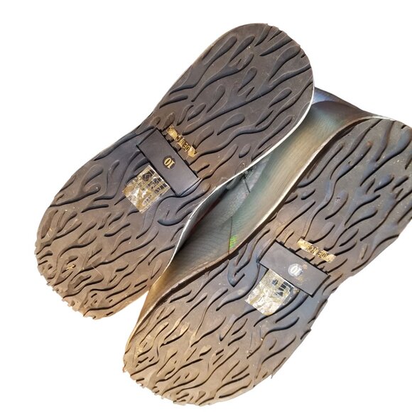 Platform metallic reflective dolls kill Ellie boots size 10 - Picture 11 of 11